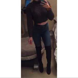 Zara knit crop sweater